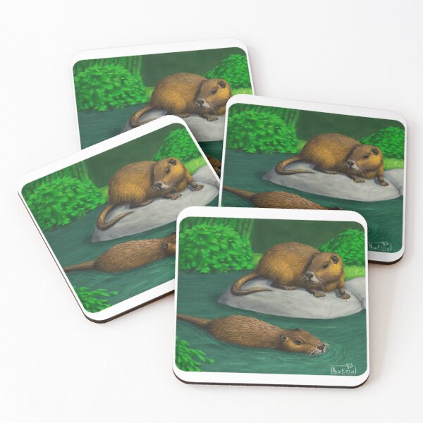 Item preview, Coypu (Myocastor coypus) designed and sold by NicoEttlinArt.