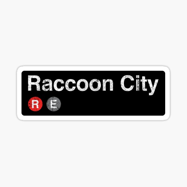 Raccoon City Stickers for Sale