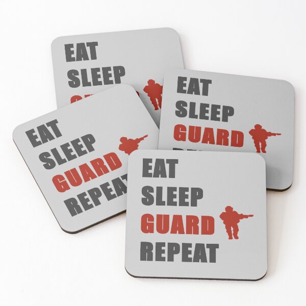 Item preview, Eat Sleep Guard Repeat designed and sold by WarGear.