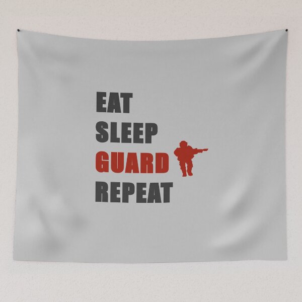 Item preview, Eat Sleep Guard Repeat designed and sold by WarGear.