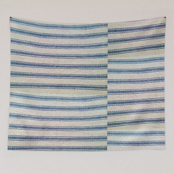 Item preview, Blue Cotton Ticking designed and sold by PlaidRat.