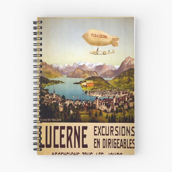 Item preview, Lucerne vintage travel poster designed and sold by stickart-marek.