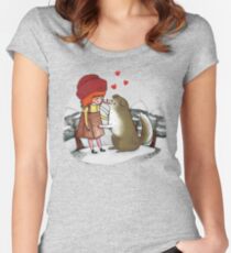 Red Riding Hat Women's Fitted Scoop T-Shirt