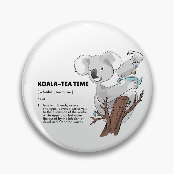 Artikelvorschau, Koala-Tee-Zeitdefinition | entworfen und verkauft von PixelsandPulp.