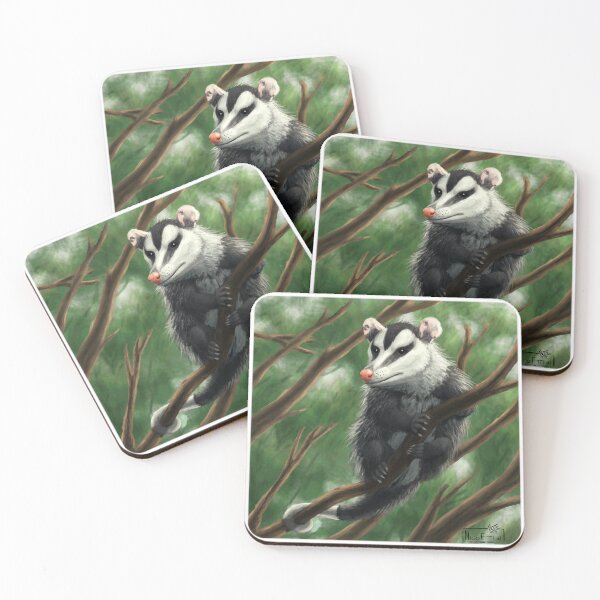 Item preview, Zarigüeya de orejas blancas (Didelphis albiventris) designed and sold by NicoEttlinArt.