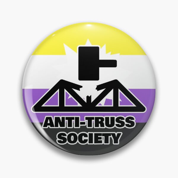 Item preview, Anti-Truss Society - Nonbinary Pride designed and sold by hyperhs.