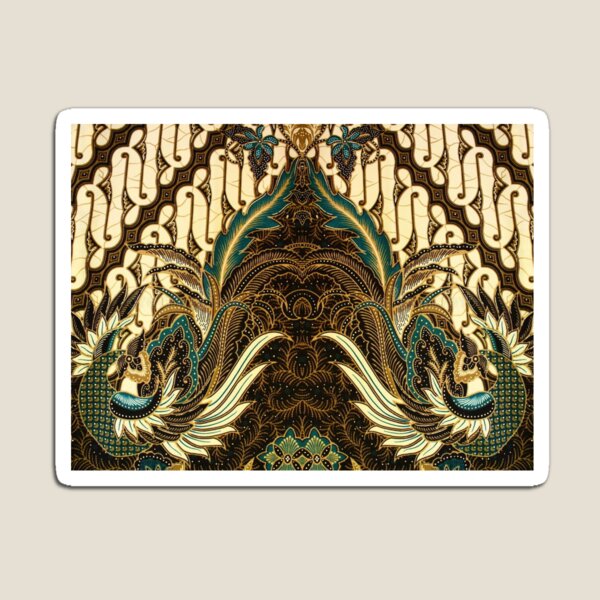 Indonesia Batik Pattern Magnet