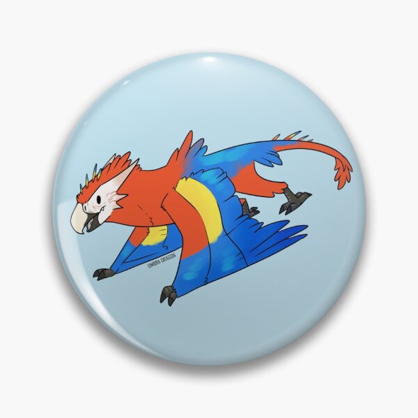 Item preview, Dragon Birbs- Scarlet Macaw designed and sold by UmbraDragon.
