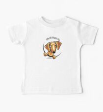 Smooth Red Dachshund :: It's All About Me Baby Tee