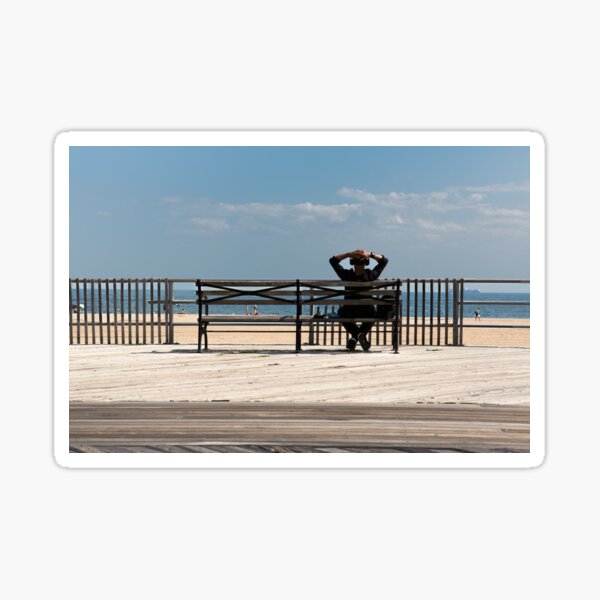 Brighton Beach Walk Way Sticker