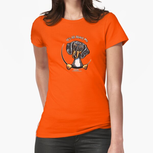 Smooth Dapple Dachshund :: It's All About Me Fitted T-Shirt
