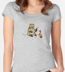 Bear & Fox Fitted Scoop T-Shirt