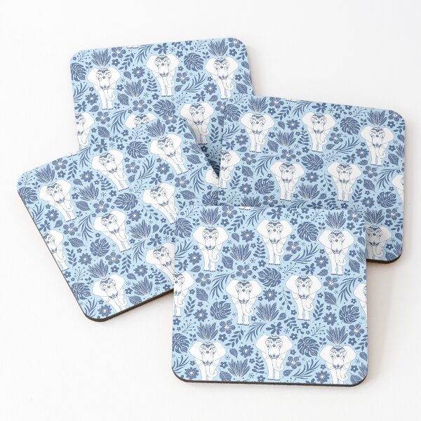 Item preview, Blue Elephant Pattern designed and sold by Lori-Goree.