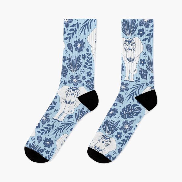 Item preview, Blue Elephant Pattern designed and sold by Lori-Goree.