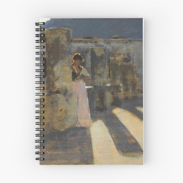 Item preview, John Singer Sargent "Capri Girl on a Rooftop" designed and sold by Alexandra Dahl.