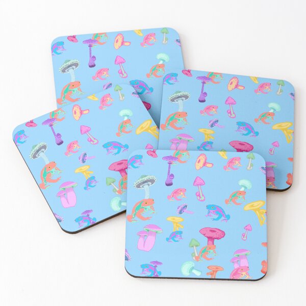 Item preview, Psychedelic Toads and Mushrooms designed and sold by ashleafjb.