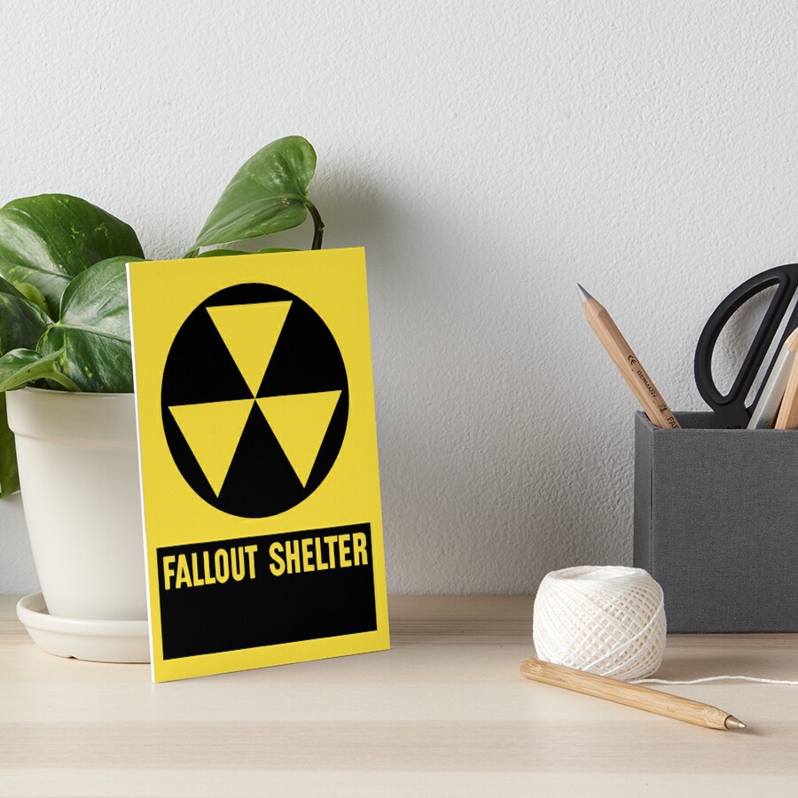 fallout shelter sign store