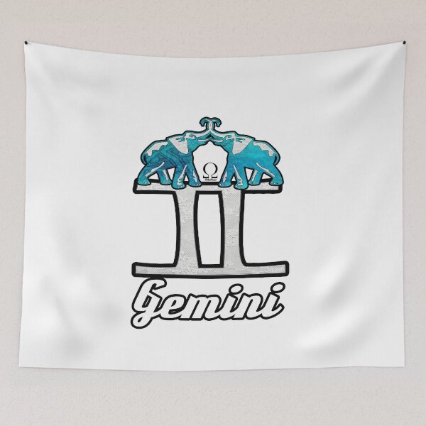 Item preview, Gemini Elephant Twins designed and sold by artbyomega.