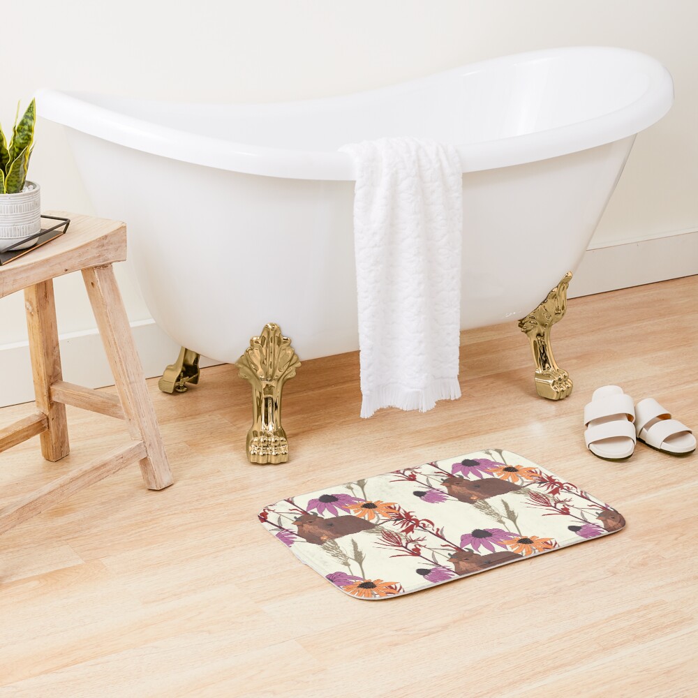 Item preview, Bath Mat designed and sold by SquibbleDesign.