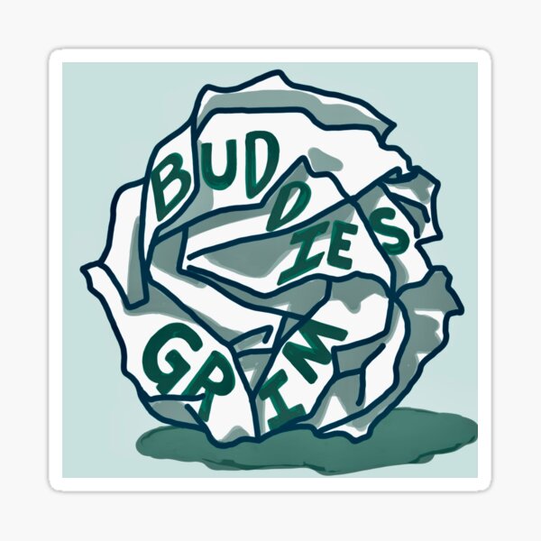 Buddies Grim Logo Sticker
