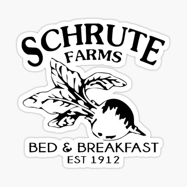 Schrute Farms Bed and Breakfast  Sticker