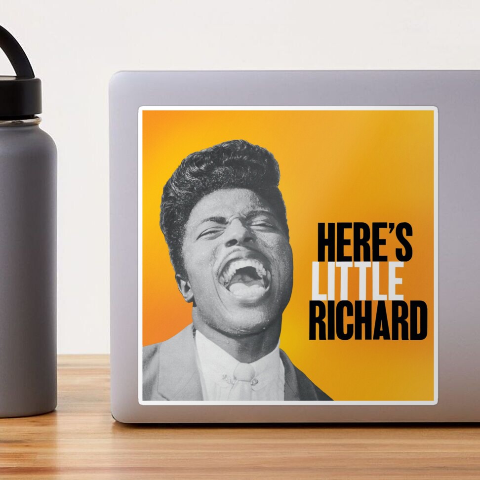 Little Richard Album cover print Sticker for Sale by slinkraz