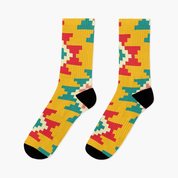 Item preview, Colorful and Bold Native Pattern on Yellow designed and sold by Lori-Goree.