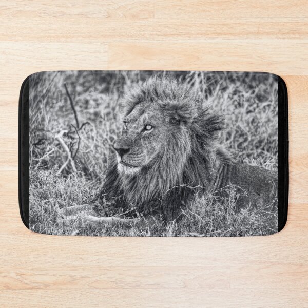 Item preview, The Mighty Lion Has Fallen in Black and White designed and sold by Kay Brewer.