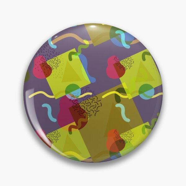 Item preview, Neo Memphis Fun Pattern Purple designed and sold by SquibbleDesign.