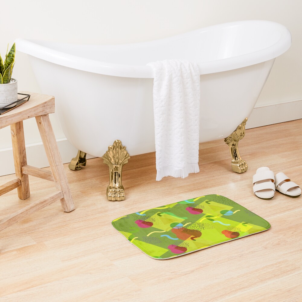 Item preview, Bath Mat designed and sold by SquibbleDesign.