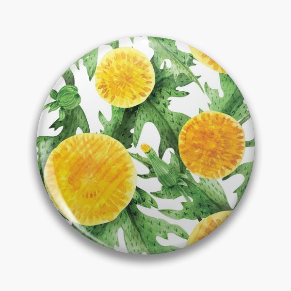 Item preview, Watercolor Dandelion Garden in Yellow and green designed and sold by Lori-Goree.
