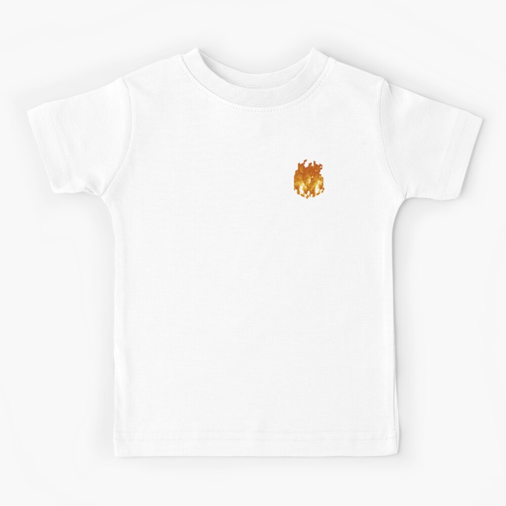 Minecraft Fire Kids T Shirt By Imnxthoney Redbubble - a fire bee roblox