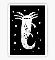 Axolotl Print Sticker