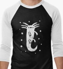 Axolotl Print Men's Baseball ¾ T-Shirt