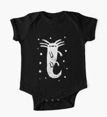 Axolotl Print One Piece - Short Sleeve