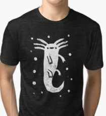 Axolotl Print Tri-blend T-Shirt