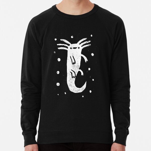 Axolotl Print Lightweight Sweatshirt