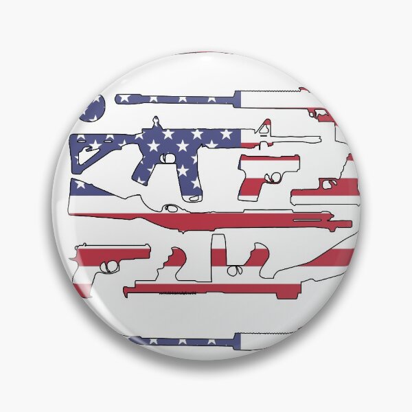 Artikelvorschau, Amerikanische Gewehre Flagge entworfen und verkauft von time to stop.