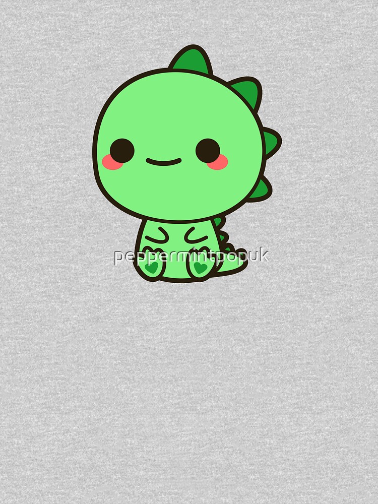 Kawaii Dinosaur by peppermintpopuk