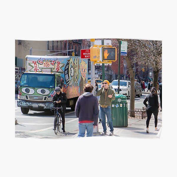 East Village Streets, New York, NY, 10009 Poster