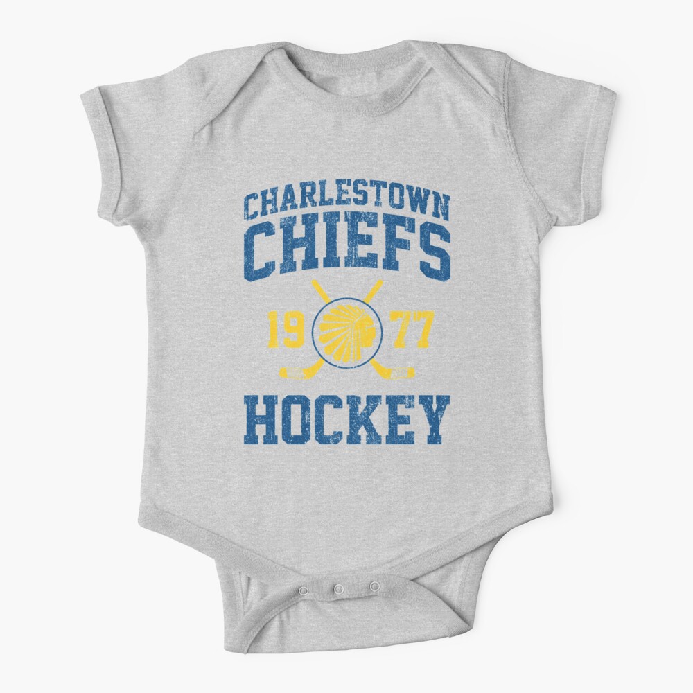 Charlestown Chiefs Hockey (Variant) Baby One-Piece