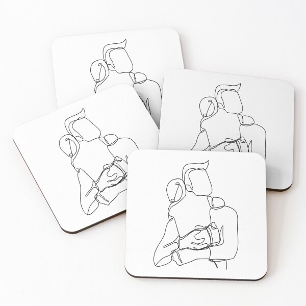 Item preview, Father And Daughter Line Art designed and sold by GBREAL01.