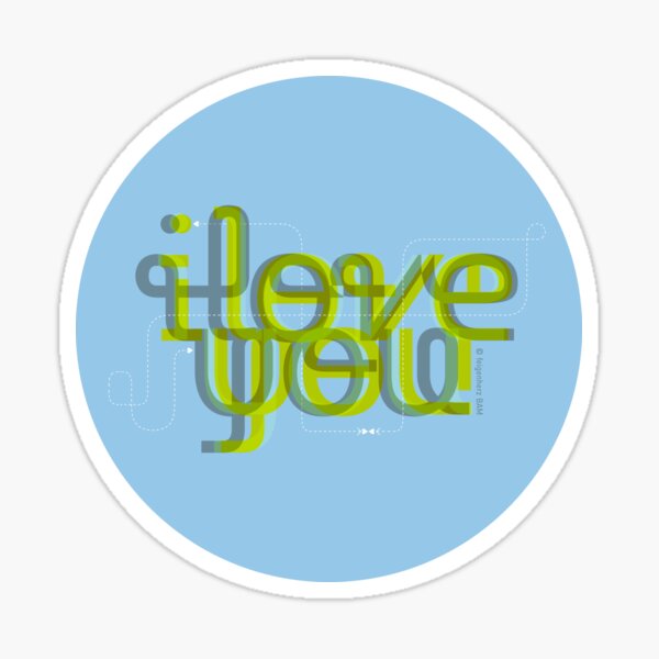 I love Y Sticker