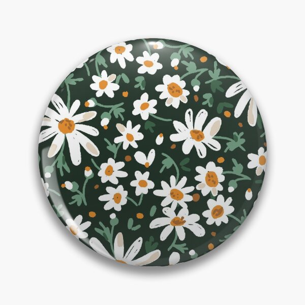 Item preview, Friendly Flowers Pattern on Black designed and sold by Lori-Goree.