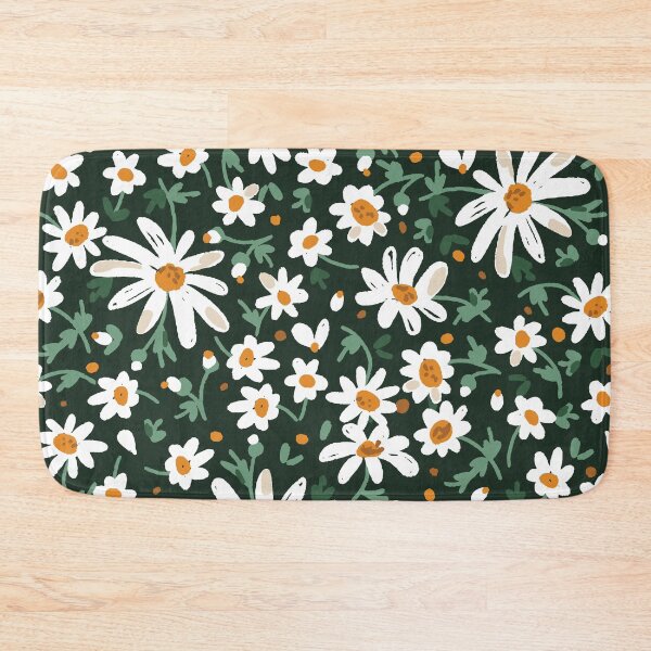 Item preview, Friendly Flowers Pattern on Black designed and sold by Lori-Goree.