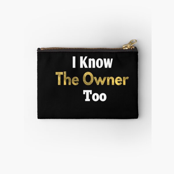 Item preview, I Know The Owner Too/ Funny Bartender / Bartender Gift /Tank Top Golden style idea design designed and sold by Chamssou.