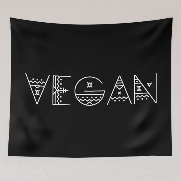 Item preview, Vegan tribal text designed and sold by ReignGFX.