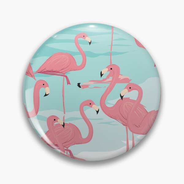 Item preview, Kitschy Retro Flamingos designed and sold by Lori-Goree.