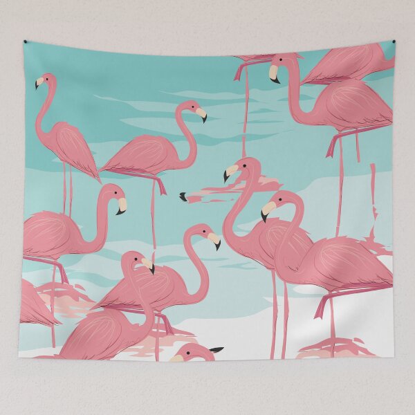 Item preview, Kitschy Retro Flamingos designed and sold by Lori-Goree.