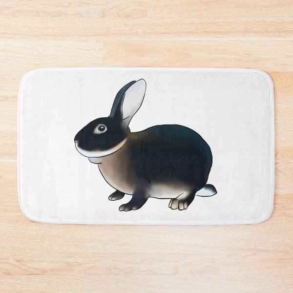 Item preview, Black Otter Rex Rabbit designed and sold by Lilystreet.